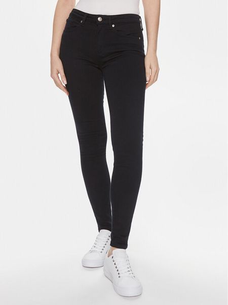 Tommy Hilfiger Jeansy WW0WW41295 Granatowy Skinny Fit. Niebieskie jeansy damskie Tommy Hilfiger. Za 469.99 zł.