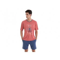 Piżama męska rozm. M Gent L251311 Skilled Sailor. Czerwone piżamy męskie Massana Homewear, l, z aplikacjami, z bawełny, bez ramiączek. Za 210.00 zł.