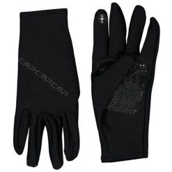 Rękawiczki damskie CMP. Czarne rękawiczki damskie Campagnolo, bez wzorów. Za 79.99 zł.
