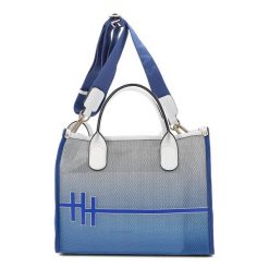 Granatowa Stylowa Damska Torebka Hispanitas. Niebieskie torebki klasyczne damskie Hispanitas, bez wzorów, bez dodatków. Za 499.00 zł.