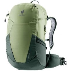 Plecak z siatką dystansową Deuter Futura 27 - grove/ivy. Szare plecaki damskie Deuter, bez wzorów, z materiału. Za 578.32 zł.