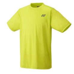 Koszulka sportowa męska Yonex Practice Small Logo Ym0045. Żółte t-shirty sportowe męskie YONEX, l, z poliesteru, bez ramiączek, tenisowe. Za 183.00 zł.