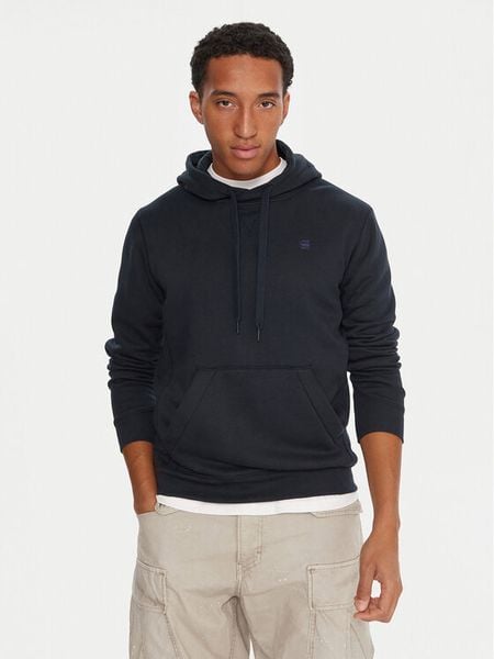 G-Star Raw Bluza Premium Core D16121-C235 Granatowy Regular Fit. Niebieskie bluzy bez kaptura męskie G-Star Raw, m, z bawełny. Za 279.99 zł.