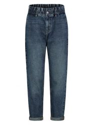 Sublevel Dżinsy - Tapered fit - w kolorze granatowym rozmiar: S. Niebieskie jeansy damskie Sublevel, z podwyższonym stanem. Za 96.60 zł.
