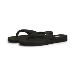 JAPONKI damskie PUMA 389106-01 czarne klapki piankowe na lato 37. Białe klapki damskie Puma, bez wzorów, z materiału, bez obcasa. Za 119.00 zł.