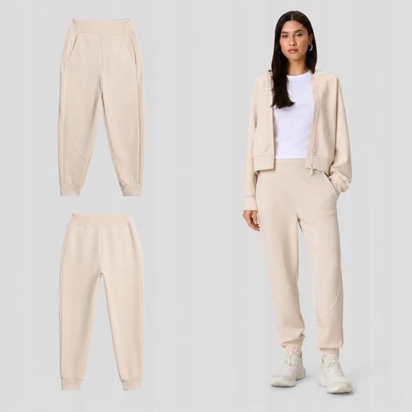 SPODNIE DAMSKIE DRESOWE 4F JOGGERY SPORTOWE Z MODALEM BEŻOWE. Brązowe spodnie sportowe damskie 4f, xl, z dresówki, na fitness i siłownię. Za 189.99 zł.