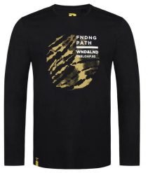 T-shirt męski Loap Aldar czarny. Czarne t-shirty męskie ÀLG, na jesień, l, bez wzorów, z bawełny, bez kołnierzyka. Za 162.99 zł.