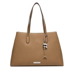 Torebka KARL LAGERFELD. Brązowe torebki klasyczne damskie Karl Lagerfeld, bez wzorów, bez dodatków. Za 999.99 zł.