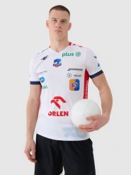 4F Koszulka meczowa replika domowa z sezonu 2024/25 męska 4F x Zaksa Kędzierzyn Koźle - multikolor XL. T-shirty sportowe męskie 4f, m, z dzianiny, bez ramiączek, na fitness i siłownię. Za 219.99 zł.