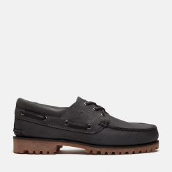 Timberland Auth Boat Shoe DKGRY Mokasyny męskie. Szare mokasyny męskie Timberland, z gumy. Za 629.99 zł.