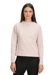 BETTY & CO Bluza w kolorze jasnoróżowo-kremowym rozmiar: 42. Brązowe bluzy bez kaptura damskie Betty & Co. Za 119.95 zł.