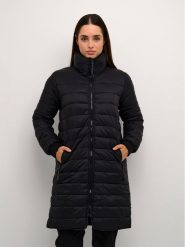Kaffe Płaszcz przejściowy Lira 10507223 Czarny Regular Fit. Czarne kurtki damskie Kaffe, bez wzorów, z syntetyku. Za 299.99 zł.