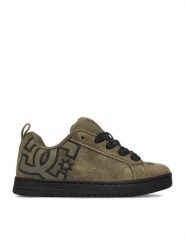 DC Shoes Sneakersy DC SHOES-CEOWB-V5-10117K-CH Khaki. Brązowe trampki i tenisówki chłopięce DC Shoes, bez wzorów, ze skóry, bez zapięcia. Za 179.99 zł.