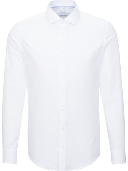 Seidensticker Koszula - Slim fit - w kolorze białym rozmiar: 40. Białe koszule męskie Seidensticker, bez wzorów, z bawełny, bez kołnierzyka, bez ramiączek. Za 157.35 zł.