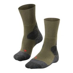 Skarpetki Falke TKX Expedition. Zielone skarpetki męskie Falke, bez wzorów, z elastanu. Za 196.50 zł.