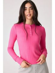 PJ Salvage Koszulka piżamowa w kolorze różowym rozmiar: XL. Różowe piżamy damskie PJ Salvage, xl, bez wzorów, bez ramiączek. Za 121.99 zł.