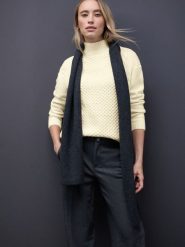 Street One Sweter damski z dzianiny Kobiety biały jednolity, 36. Białe golfy damskie Street One, bez wzorów, z bawełny, bez ramiączek. Za 299.95 zł.