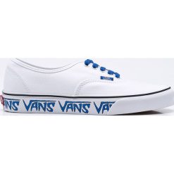Vans - Tenisówki. Białe trampki i tenisówki męskie Vans, bez wzorów, z gumy, bez zapięcia. W wyprzedaży za 159.90 zł.