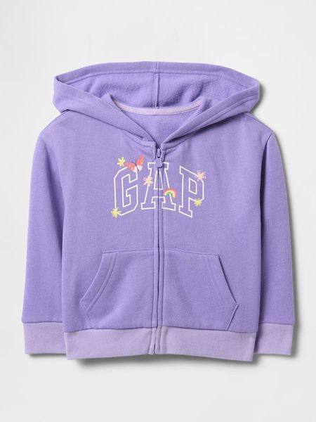 GAP Bluza w kolorze fioletowym rozmiar: 74/80. Różowe bluzy i bluzki niemowlęce GAP, bez wzorów, z jeansu, bez ramiączek, bez kaptura. Za 26.13 zł.