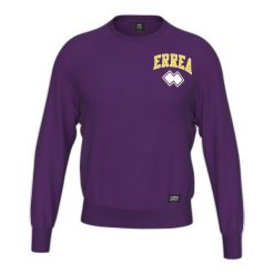 Bluza z okrągłym dekoltem Errea Graphic 51. Fioletowe bluzy bez kaptura męskie ERREA, bez wzorów, z bawełny, sportowe, bez kołnierzyka, bez ramiączek. Za 190.50 zł.