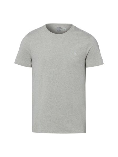 Polo Ralph Lauren Koszulka Mężczyźni Bawełna (100%) szary, M. Szare koszulki polo męskie Polo Ralph Lauren, m, bez wzorów, z bawełny, bez ramiączek. Za 379.95 zł.