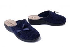 INBLU LV-11 004 granatowy, kapcie damskie. Niebieskie kapcie damskie Inblu. Za 80.99 zł.