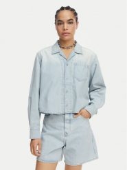 G-Star Raw Koszula jeansowa Resort D29076-E356 Niebieski jasny Relaxed Fit. Niebieskie koszule damskie G-Star Raw, xl, bez wzorów, z bawełny, retro, bez kołnierzyka, bez ramiączek. Za 429.99 zł.