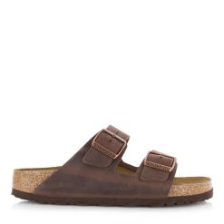 Klapki unisex Birkenstock Arizona. Brązowe klapki damskie Birkenstock, z materiału. Za 429.00 zł.