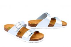 DR. BRINKMANN 700993-55 hellblau, klapki damskie. Niebieskie klapki damskie Dr. Brinkmann, bez wzorów, bez obcasa. Za 204.90 zł.