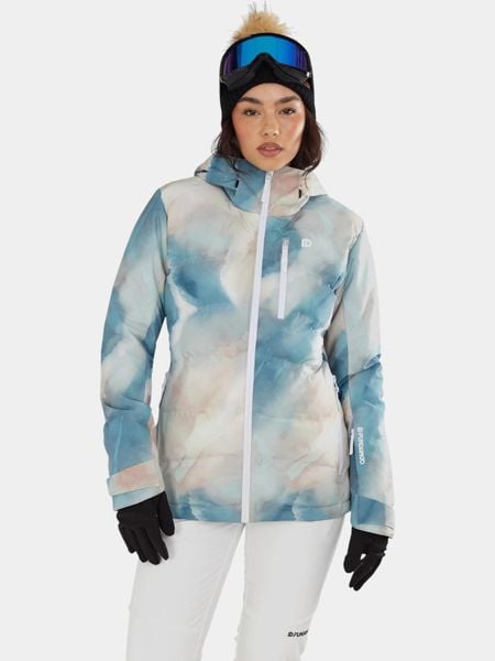 Kurtka Narciarska Damska Fundango Pumila. Białe kurtki narciarskie i snowboardowe damskie Fundango, m, bez wzorów, z materiału, z kapturem, narciarskie. Za 599.00 zł.