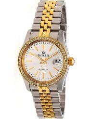 Empress Zegarek automatyczny "Constance" w kolorze srebrno-złotym rozmiar: onesize. Szare, analogowe zegarki damskie Empress, ze stali. Za 587.99 zł.