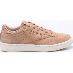 Reebok Classic - Buty Club C 85 MCC. Brązowe buty sportowe na co dzień męskie Reebok Classic, z gumy, bez zapięcia, reebok classic. W wyprzedaży za 179.90 zł.