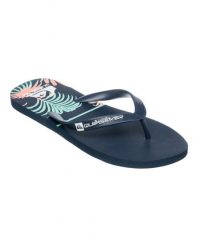 Klapki JAVA GOOD PALM Niebieski Mężczyźni. Niebieskie klapki i japonki męskie Quiksilver, z gumy. Za 89.00 zł.