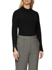 S.Oliver Sweter w kolorze czarnym rozmiar: 46. Czarne swetry klasyczne damskie S.Oliver, s, bez kołnierzyka. Za 108.99 zł.