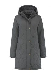 MGO leisure wear Kurtka przejściowa "Lauren" w kolorze szarym rozmiar: 3XL. Szare kurtki damskie MGO leisure wear, xl, bez wzorów, bez kaptura. Za 391.99 zł.