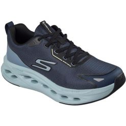 Buty sportowe męskie Skechers Max Cushioning Glide step T. Niebieskie buty sportowe na co dzień męskie Skechers, z materiału, bez zapięcia. Za 490.00 zł.