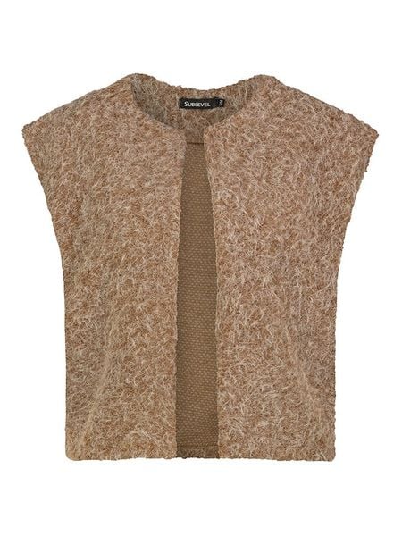 Sublevel Kamizelka w kolorze karmelowym rozmiar: M/L. Brązowe kamizelki damskie Sublevel, l. Za 134.85 zł.
