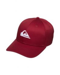 Czapka dla Mężczyzn DECADES Czerwony. Czerwone czapki męskie Quiksilver, bez wzorów, z bawełny. Za 94.99 zł.