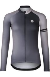 Damska koszulka rowerowa z długim rękawem Essential czarna. Czarne topy sportowe damskie Agu, na lato, m, bez wzorów, z materiału, bez ramiączek. Za 430.30 zł.