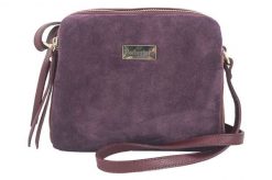 Listonoszka skórzana BARBERINI'S bordowa 710-5. Czerwone shopper bag damskie Barberinis, bez wzorów, ze skóry, na ramię, bez dodatków. Za 219.99 zł.