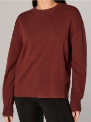 Sweter - brązowy. Brązowe swetry klasyczne damskie Sinsay, l, bez kołnierzyka. W wyprzedaży za 27.99 zł.
