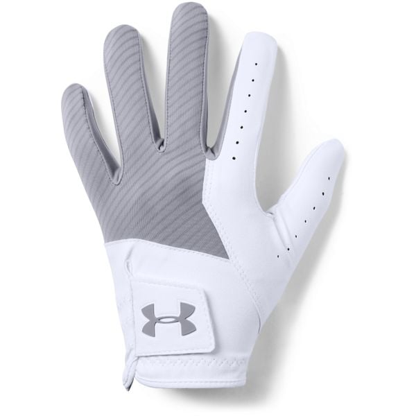 Rękawiczki golfowe Under Armour Medal. Szare rękawiczki męskie Under Armour, bez wzorów, z syntetyku. Za 95.55 zł.