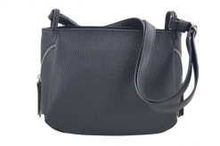 Listonoszka skórzana BARBERINI'S czarna 946-1. Czarne shopper bag damskie Barberinis, bez wzorów, z lakierowanej skóry, małe, lakierowane, bez dodatków. Za 289.99 zł.