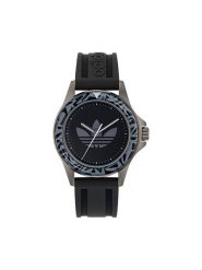 Adidas Zegarek Expression One AOFH24511 Czarny. Czarne, analogowe zegarki damskie Adidas. Za 569.99 zł.