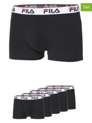 Fila Bokserki (5 par) w kolorze czarnym rozmiar: S. Czarne bokserki męskie Fila, bez wzorów. Za 100.99 zł.