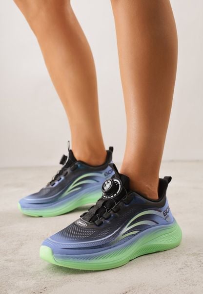 Czarno-Niebieskie Buty Sportowe Sneakersy z Napisami i Geometrycznym Wzorem Adraseise. Czarne buty sportowe na co dzień damskie Born2be, bez wzorów, z jeansu. Za 159.99 zł.