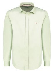 Geographical Norway Koszula "Zac" - Regular fit - w kolorze zielonym rozmiar: S. Zielone koszule męskie Geographical Norway, s, bez wzorów, bez kołnierzyka, bez ramiączek. Za 69.91 zł.