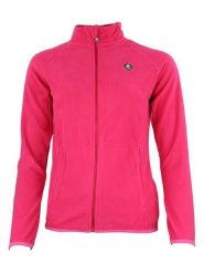 Peak Mountain Kurtka polarowa "Afonor" w kolorze różowym rozmiar: XL. Różowe kurtki damskie Peak Mountain, xl, z aplikacjami, z materiału, bez kaptura. Za 100.99 zł.