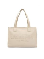 LOVE MOSCHINO Torebka JC4045PP1OLE0110 Écru. Torebki klasyczne damskie Love Moschino, bez wzorów, ze skóry, bez dodatków. Za 939.99 zł.