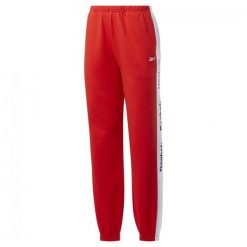 Spodnie Do Joggingu Damskie Logo Te Linear. Czerwone spodnie sportowe damskie Reebok, l, do biegania. Za 128.99 zł.